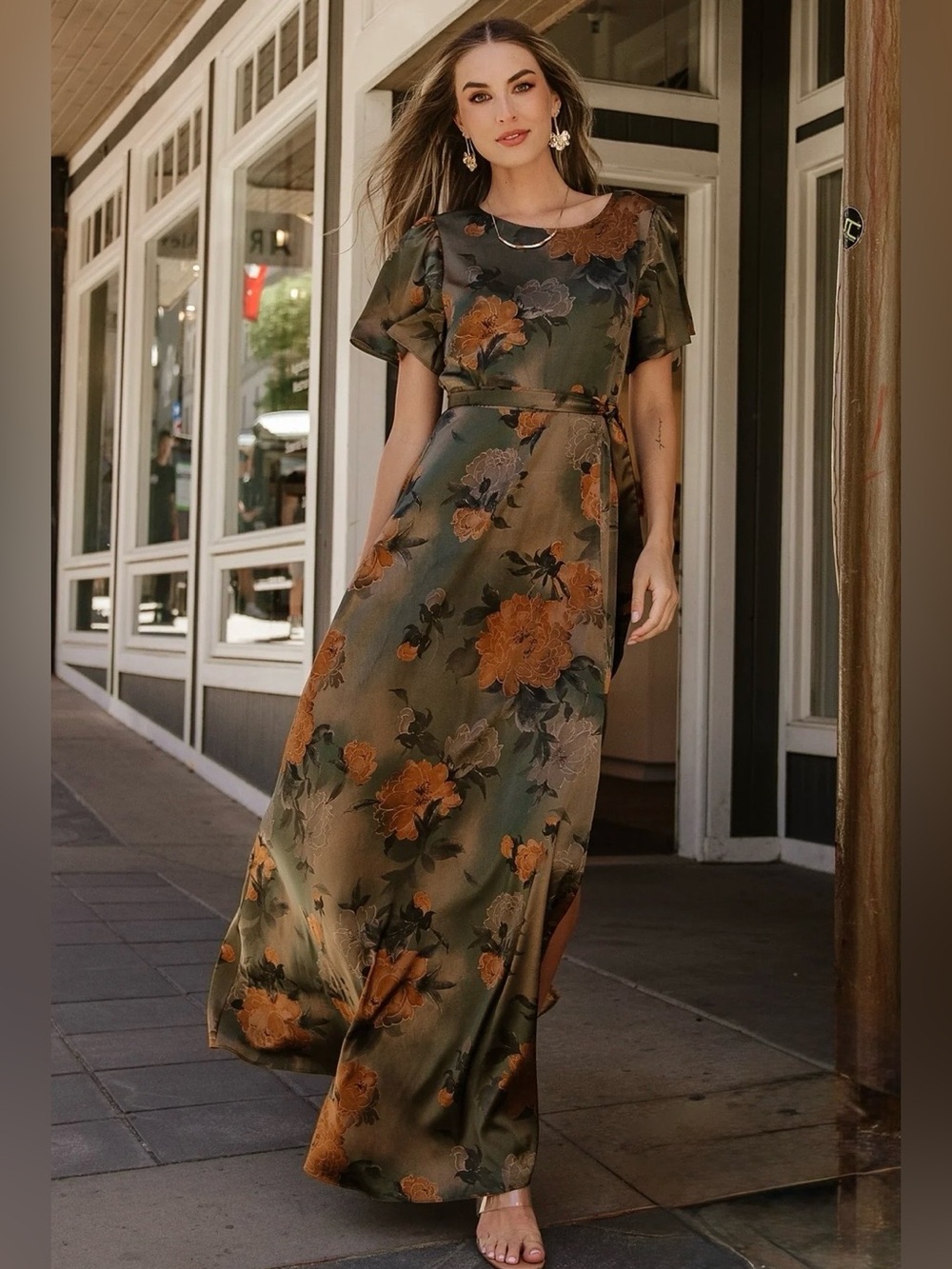 Baltic Born Agnes Satin Maxi Dress - Picture 2 of 9